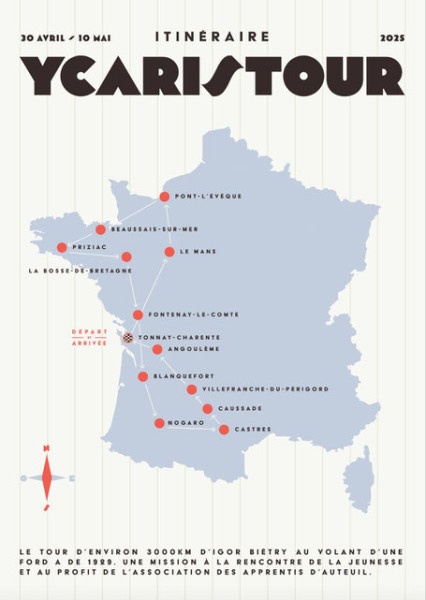 carte ycaristour 2025