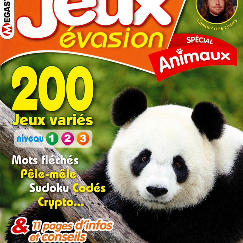 JEUX EVASION SPECIAL ANIMAUX 